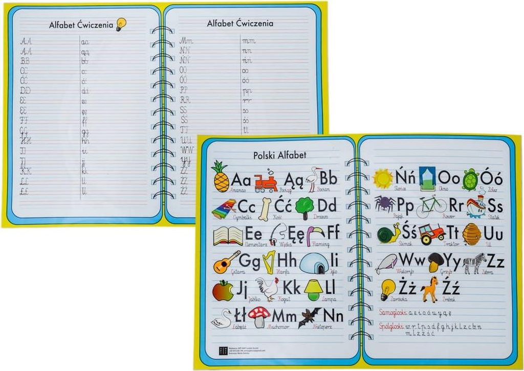 Laminierte Polnisches Alphabet Schreibunterlage