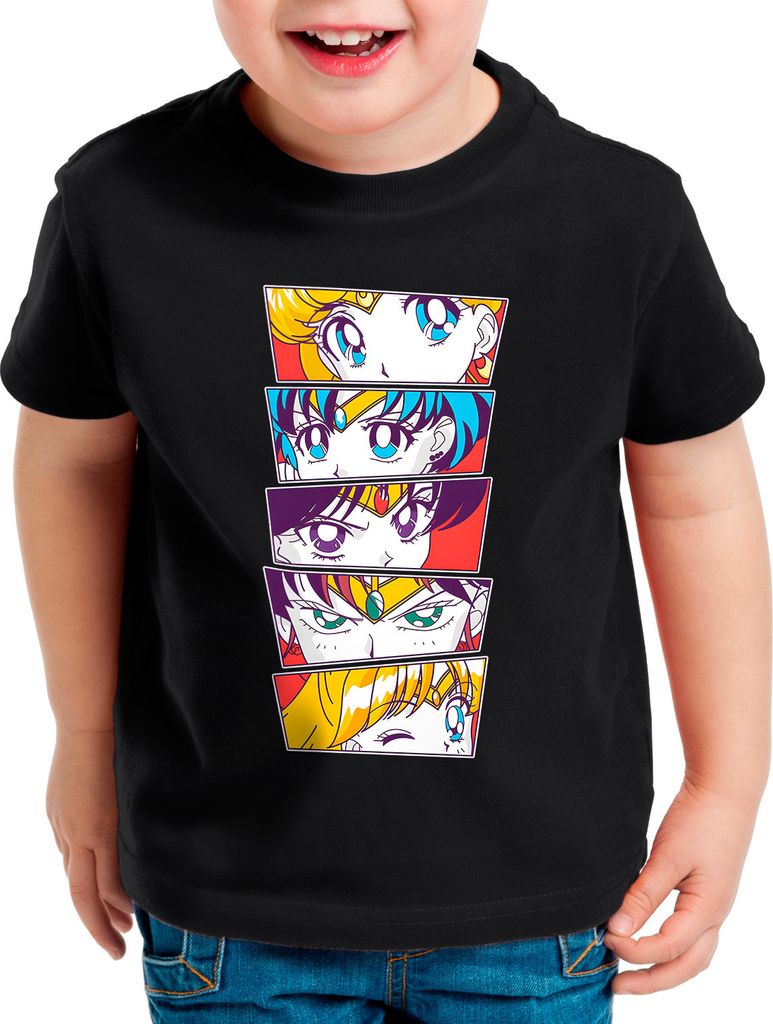 BaumwolleCloud Pretty Sailor Team Kinder T-Shirt anime manga cosplay crystal