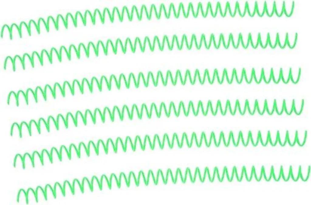 Papier vert à spirales 20 feuilles format A4 facile à découper - Lot de 3