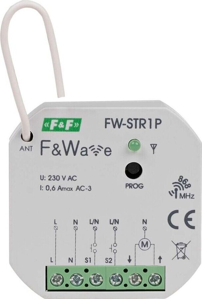 Funk Rolladensteuerung 230V 868 MHz FW-STR1P F&F in Produktbild 