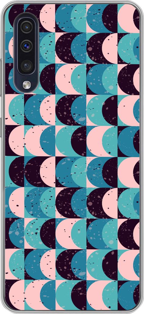 MuchoWow Handyhülle Schutzhülle Hülle für Telefoonhoesje Samsung Galaxy A50 Mädchen - Farbe - Muster - Mädchen - Kinder - Kinder Silikon So...