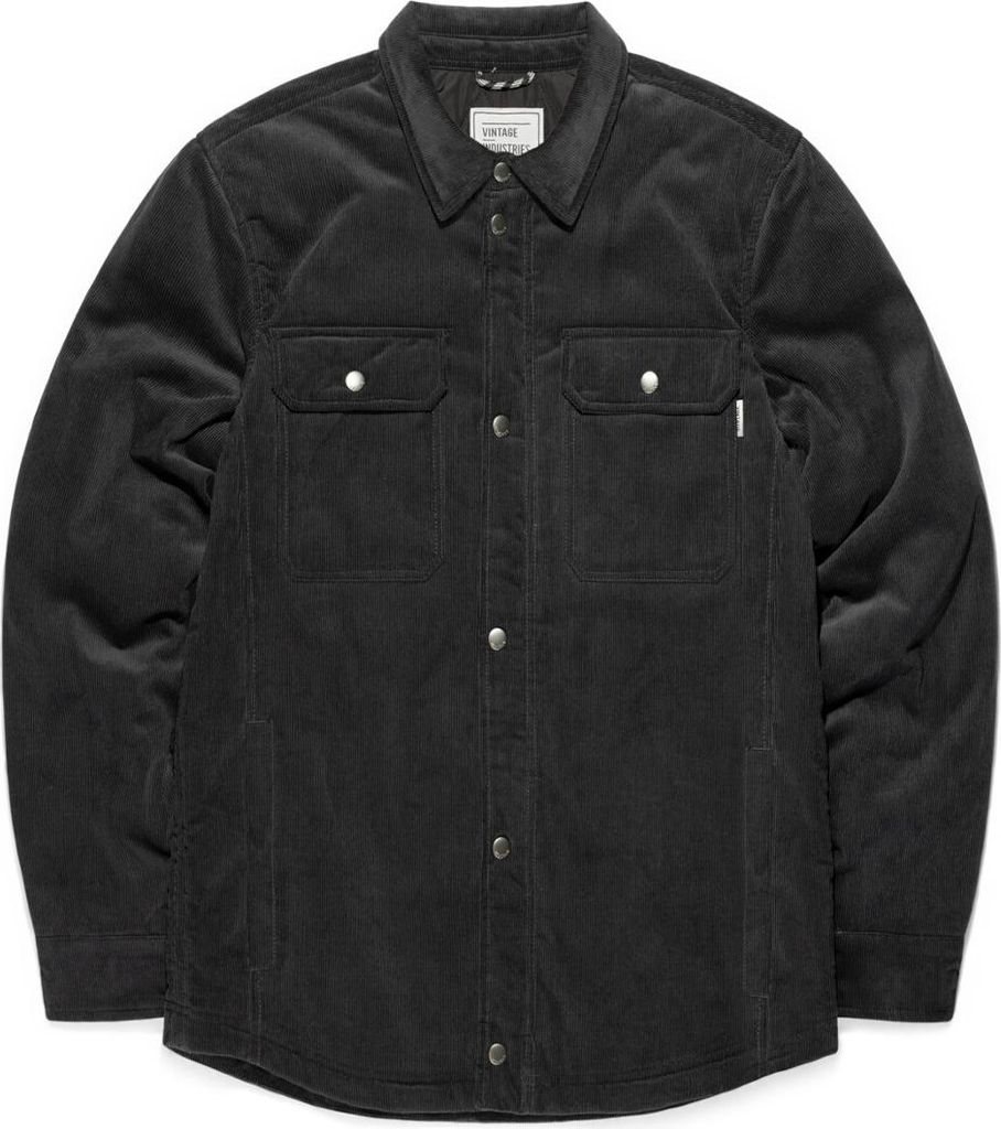 Vintage Industries Steven wattierte Jacke, schwarz, S