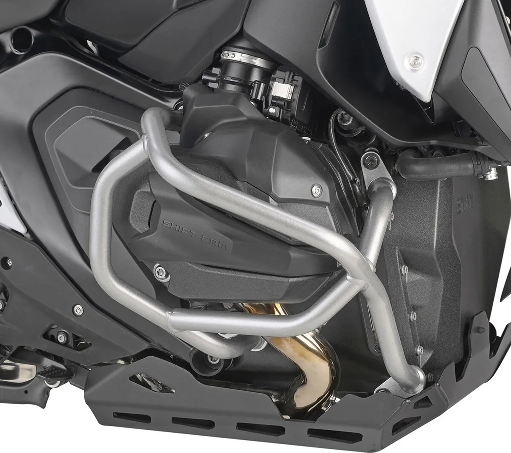 Évitez les casses moteur avec le crash bar GIVI TN5143SL argent 25 mm