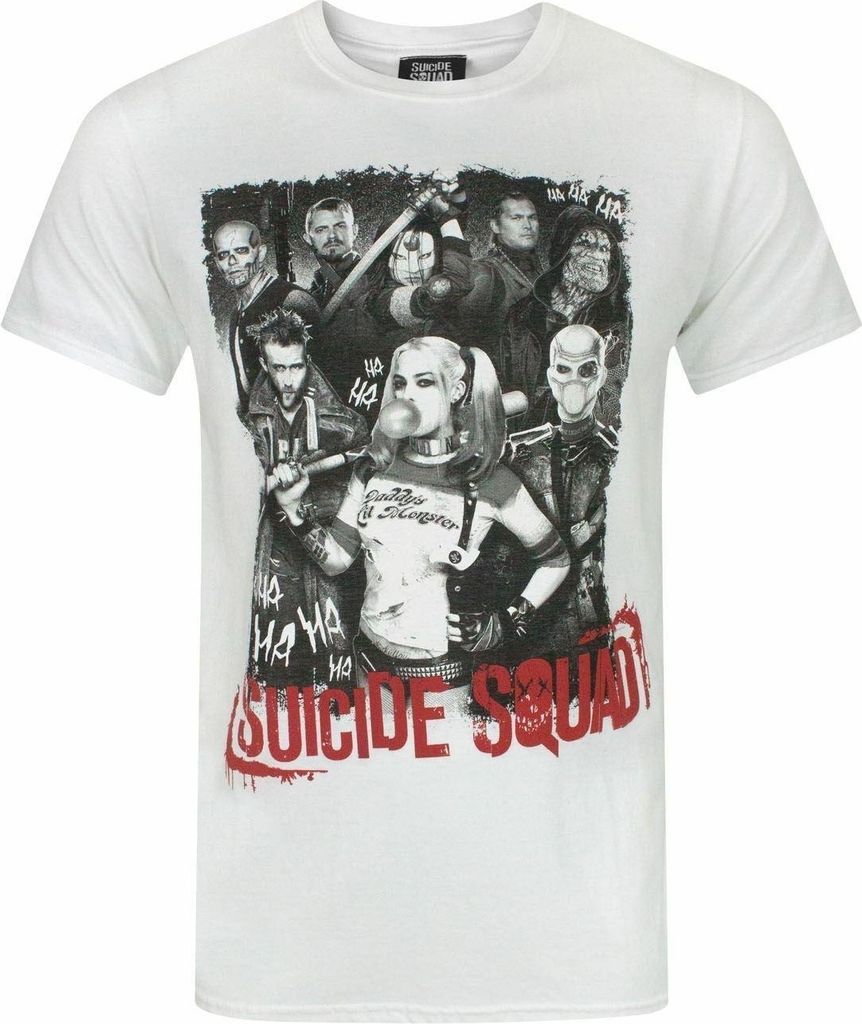 Suicide Squad - T-Shirt für Herren NS7309 (XXL) (Weiß)