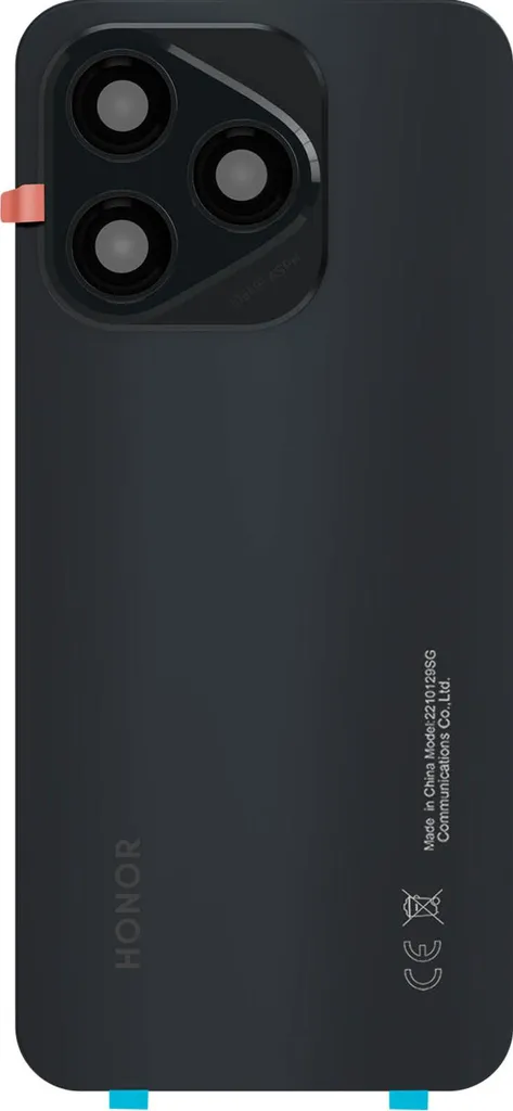 Cache batterie Honor 200 Lite noir d'origine avec adhésif de pose