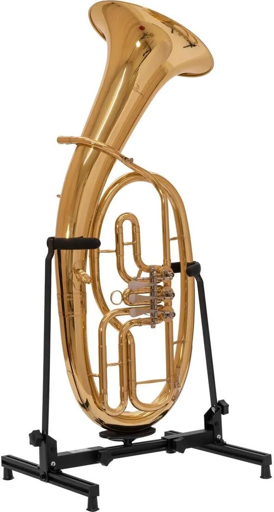 DIMAVERY Pied pour Euphonium ou Baryton Support Noir Stable Réglable
