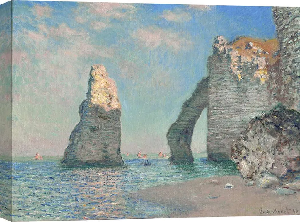 Sublimez vos murs avec le tableau Monet Étretat 80x60 cm résistant UV
