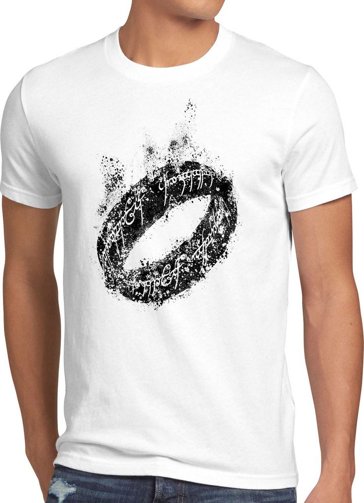 style3 Der Eine Ring Herren T-Shirt Fantasy
