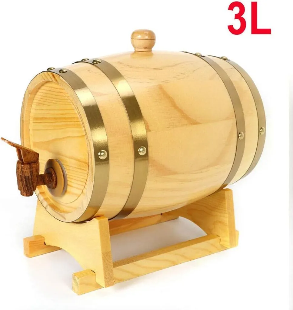 Petit fût en bois 3L pour vieillir le rhum et servir le vin entre amis