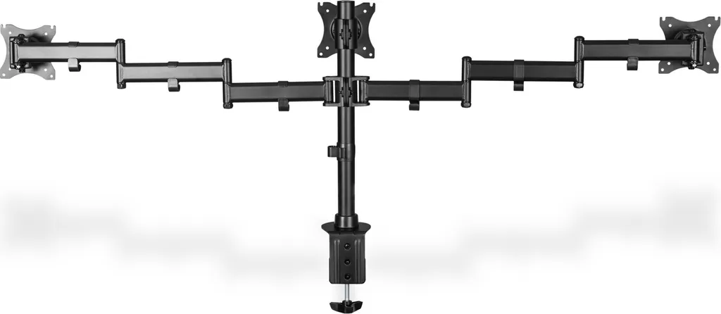 Support Triple Écran Articulé Max 8kg par Bras pour Moniteurs 27 Pouces - 10