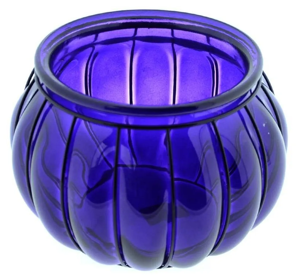 Vase décoratif en verre lilas 30 cm avec support métal noir minimaliste