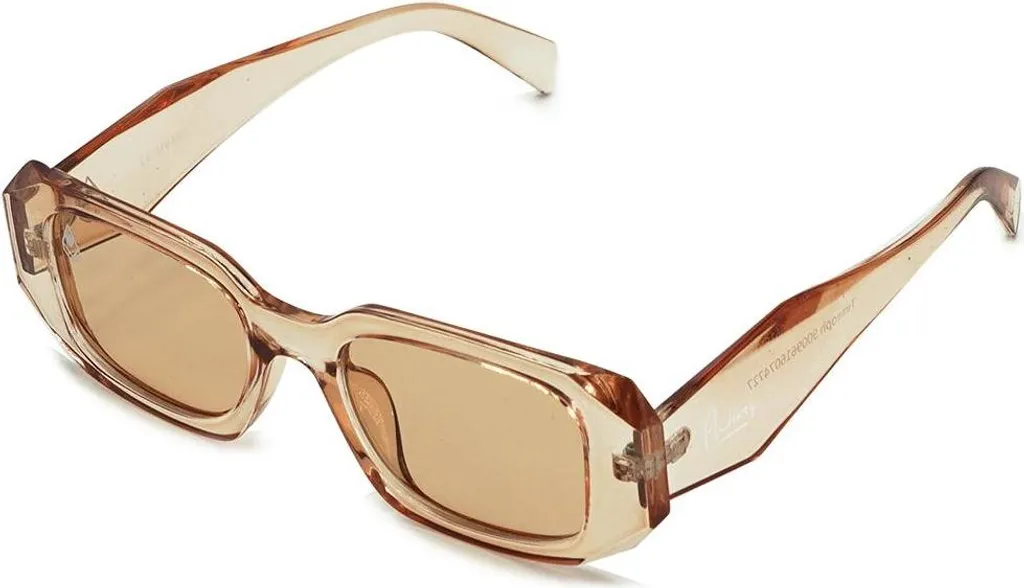 PHIERES Timeoph Lunettes de Soleil Transparent Brown-Br Style Rétro