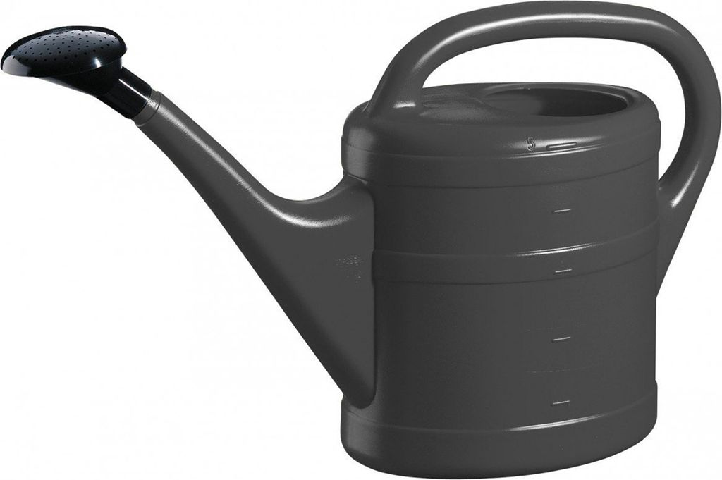 Gießkanne 5 l anthrazit Aufsteckbrausekopf hochwertiger Produktbild 