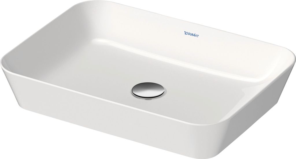 Duravit Cape Cod Aufsatzbecken, 550 x 400 mm, ohne Hahnloch, ohne Überlauf, 2347550000
