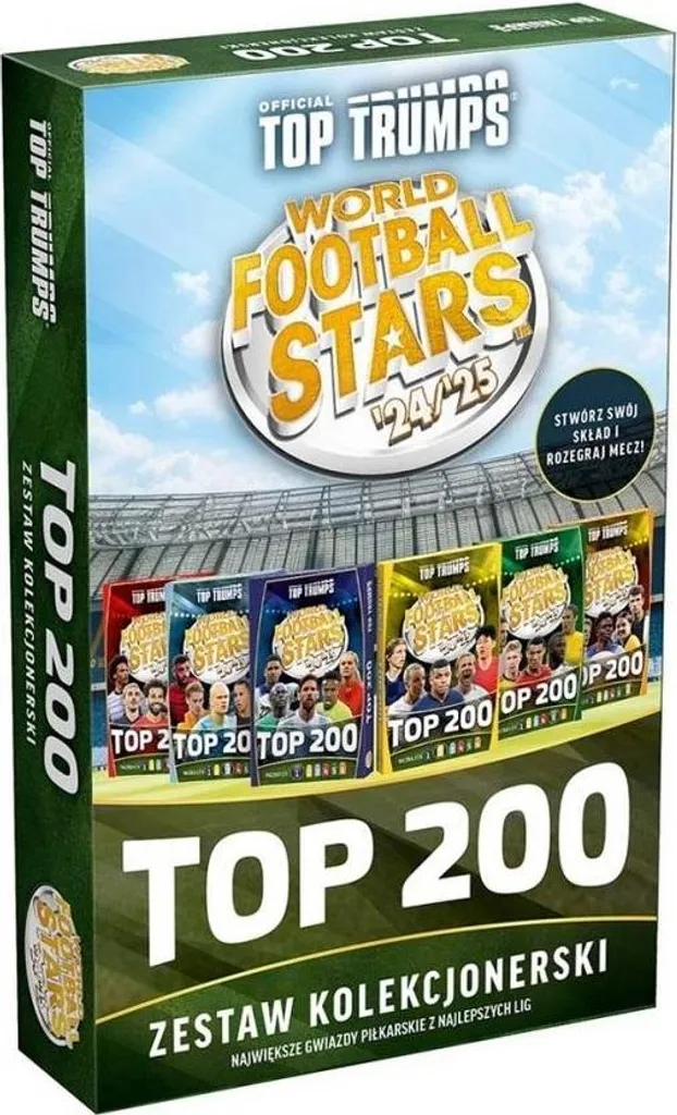 Top Trumps World Football Stars Rangez et Jouez avec ce Jeu Portable