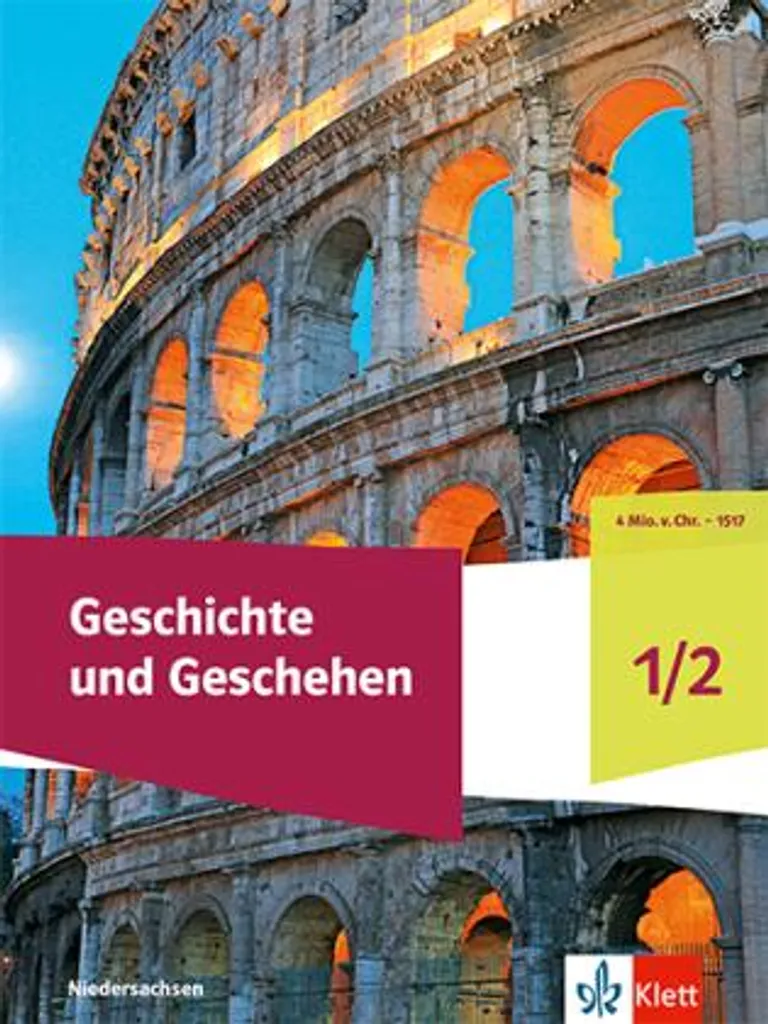 Livre Geschichte und Geschehen 1/2 Niedersachsen Bremen Klett