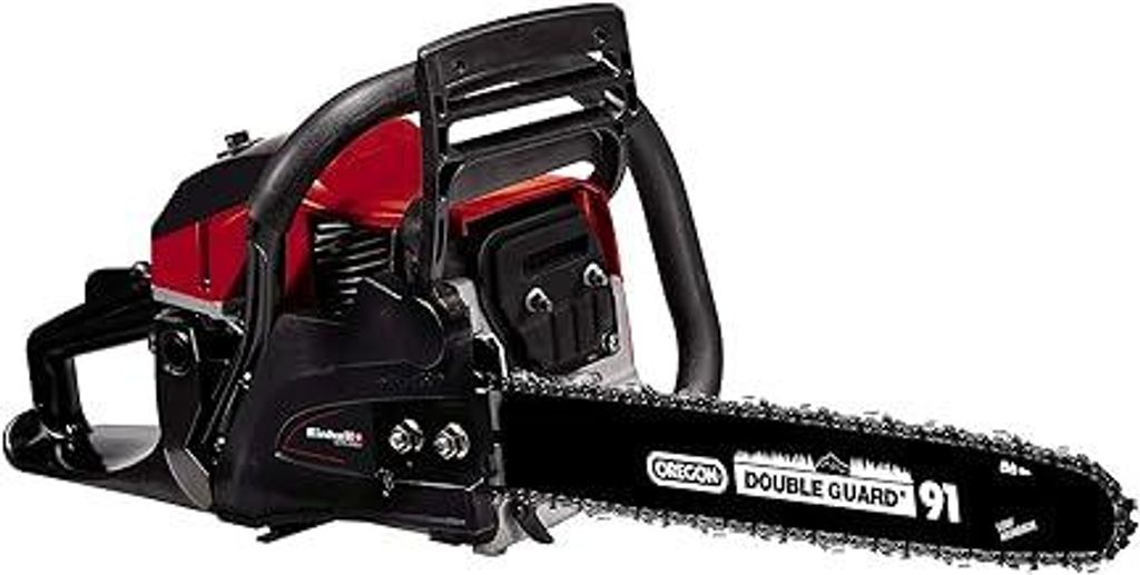 Einhell Benzin Kettensäge GC-PC 2040 I (2 KW, 40 Schwertlänge, 21 M/s Schnittgeschwindigkeit, Automatische Kettenschmierung, Inkl. Schwertschutz)