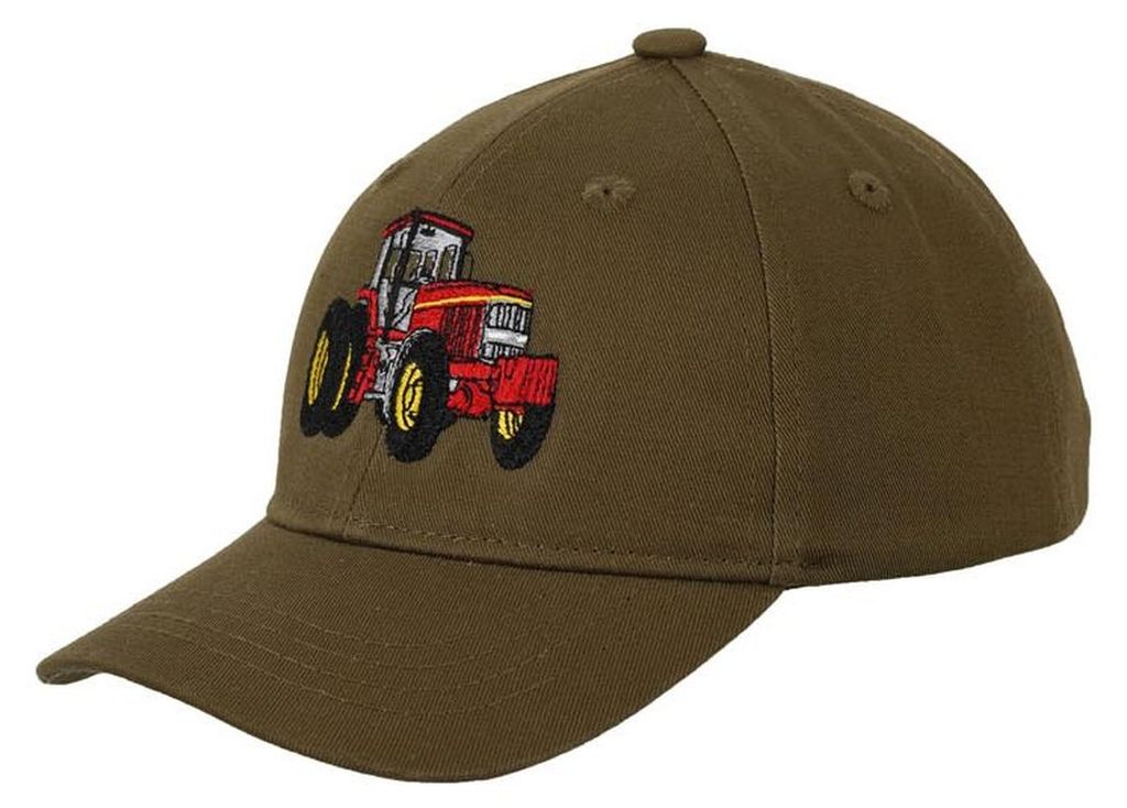 Balke verstellbare fynn Baseball Cap aus 100% Baumwolle mit Traktor-Stickerei, grün, Gr. Einheitsgröße