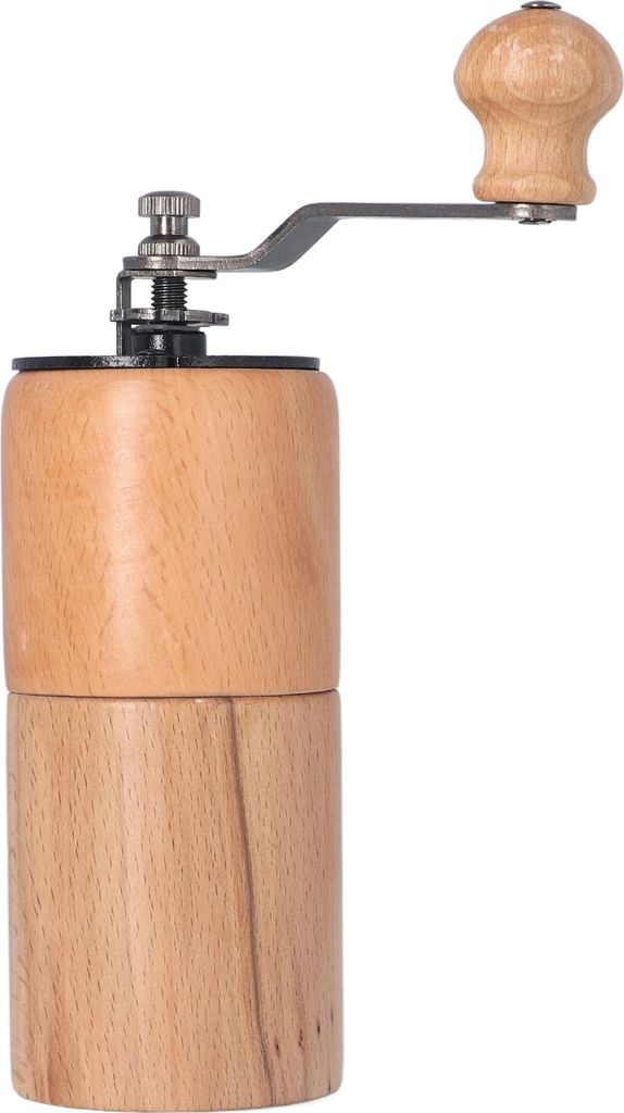 Manuelle Kaffeemühle Einstellbare Grobheit Leise Tragbare Holz Handkurbel Kaffeemühle für Home Cafe L