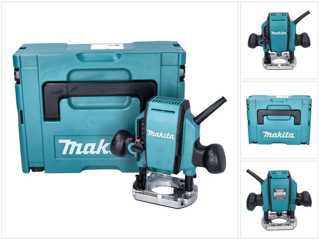 Makita RP 0900 XJ Oberfräse 900 Watt 6 / 8 mm + Koffer