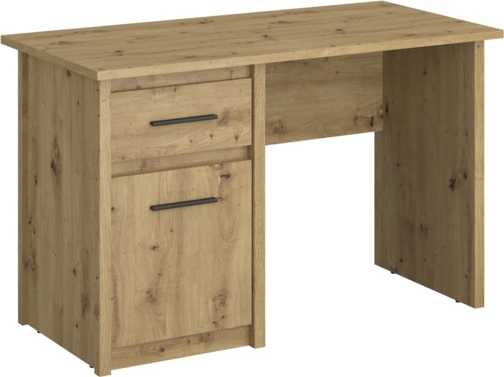 Kondela Schreibtisch Airon 1D1S/120 – Artisan-Eiche