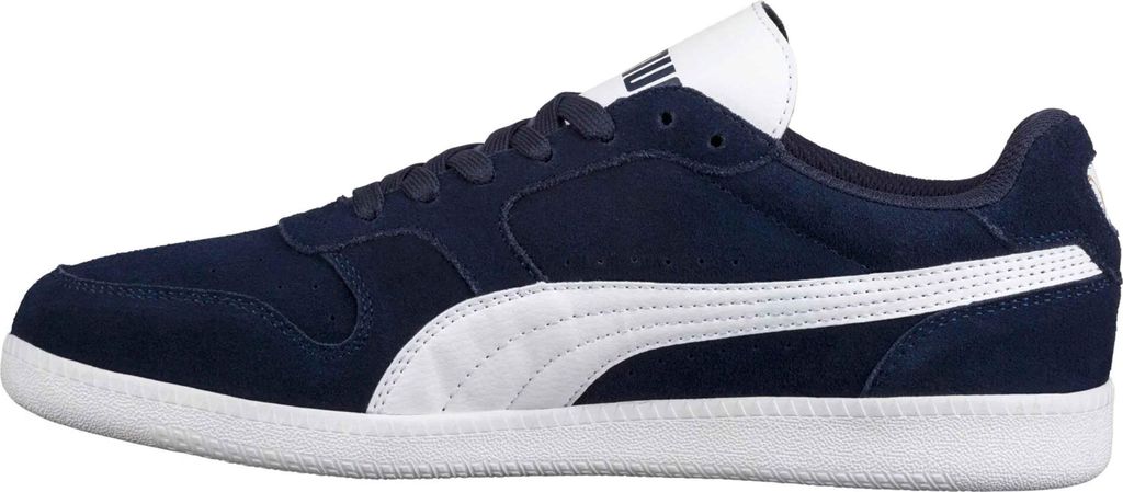 A side view of a single Puma sneaker.