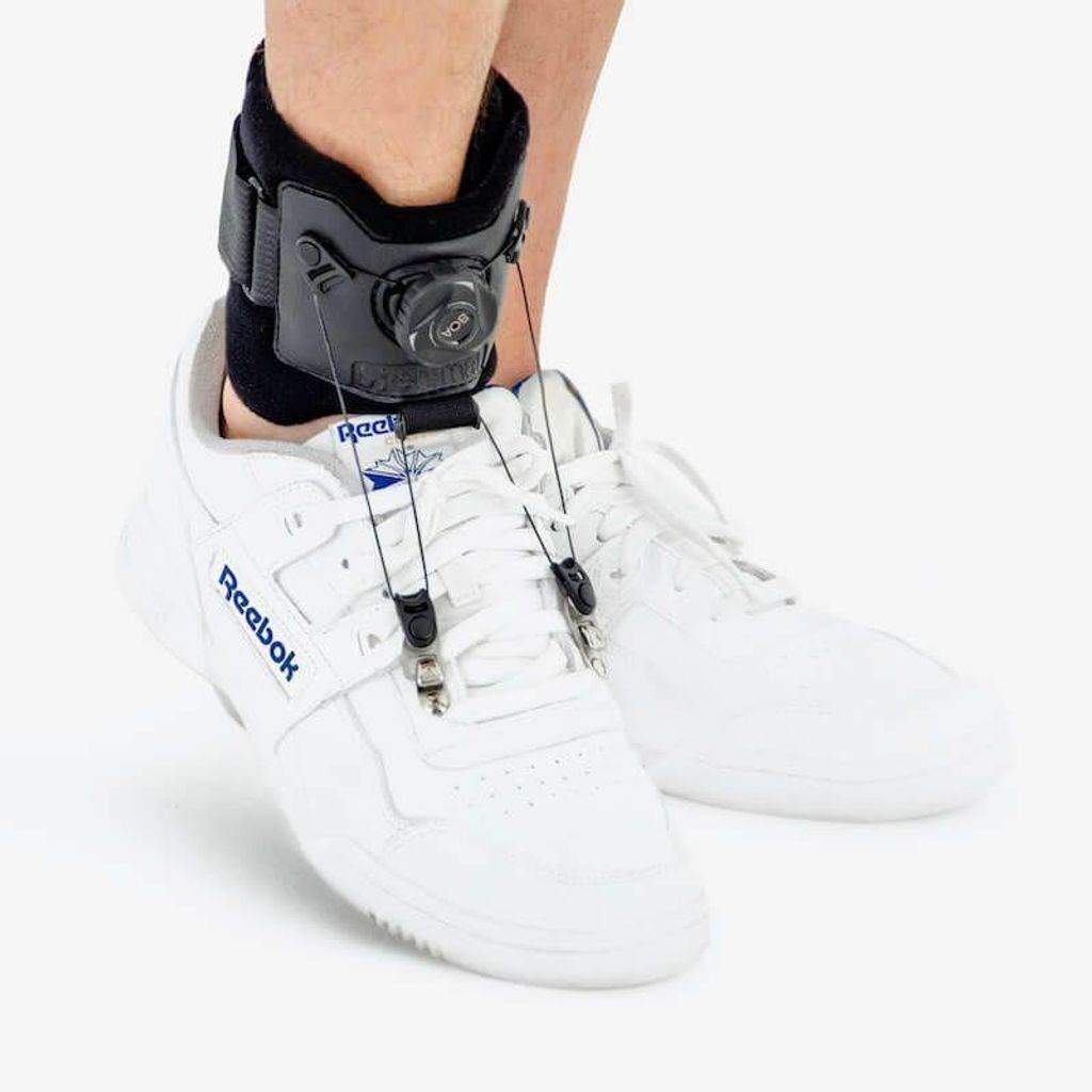 Reh4Mat Fußheberorthese - One size - Universell - Schwarz Produktbild 