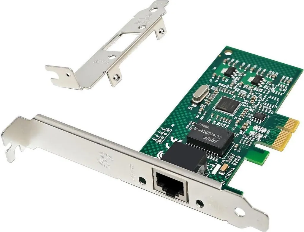 Carte Réseau Ethernet Gigabit PCIe avec Contrôleur Intel 82574 MicroConnect