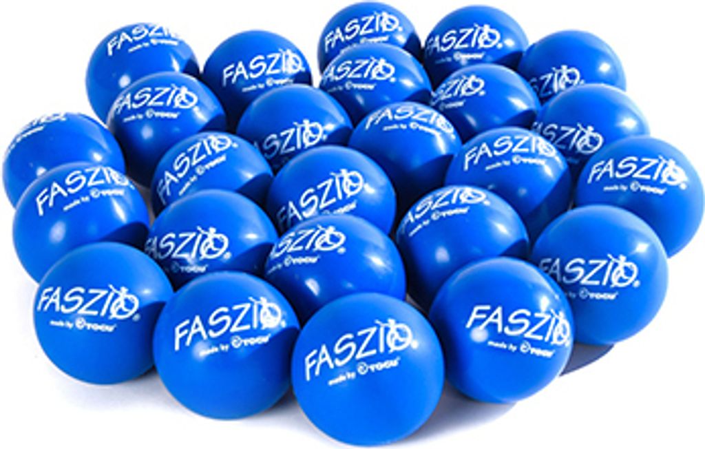 25 Togu Faszio Bälle allround, 10cm Ø - blau