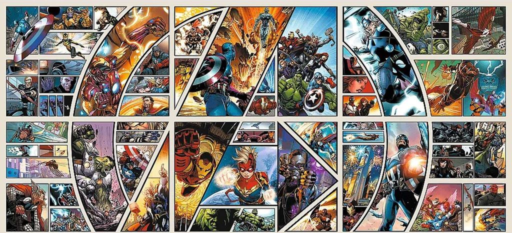 Trefl UFT Puzzle Marvel - Across the Comic Universe, 9000 Immagine del prodotto 