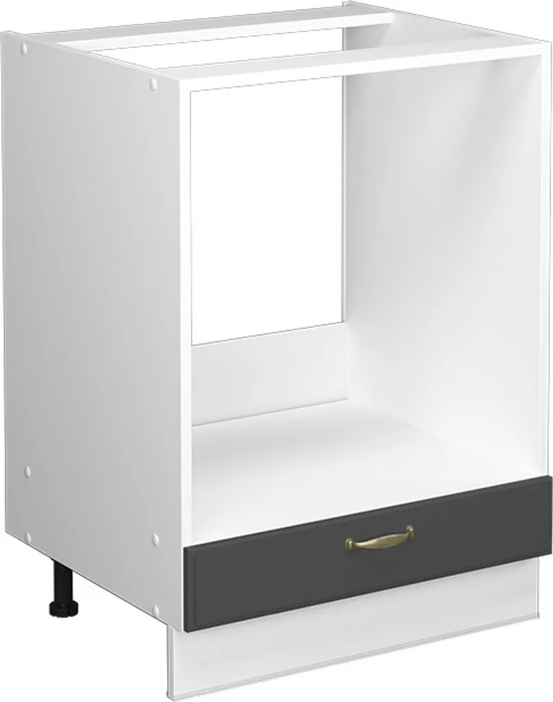 Mobile Forno 60cm Vicco Fame-Line Antracite/Bianco - Design Premium