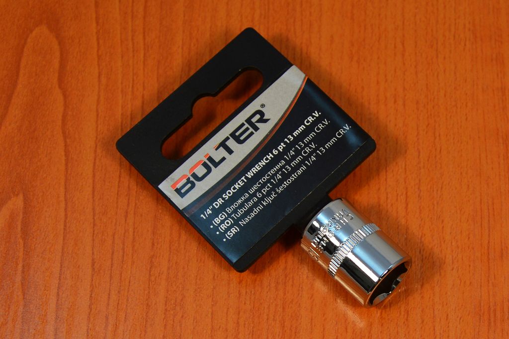 Stecknuss Steckschlüssel Einsätze Nüsse kurz Nuss 6 kant 1/4"-13mm