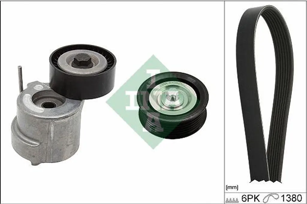 Kit courroie INA 529 0303 10 OE 1340258 : Fiabilité Opel Astra H Zafira