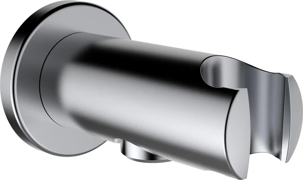 LAUFEN Twin Coude de raccordement, avec support de douche, saillie 42mm, avec clapet anti-retour, rosace ronde, HF504778423000, HF504778423000