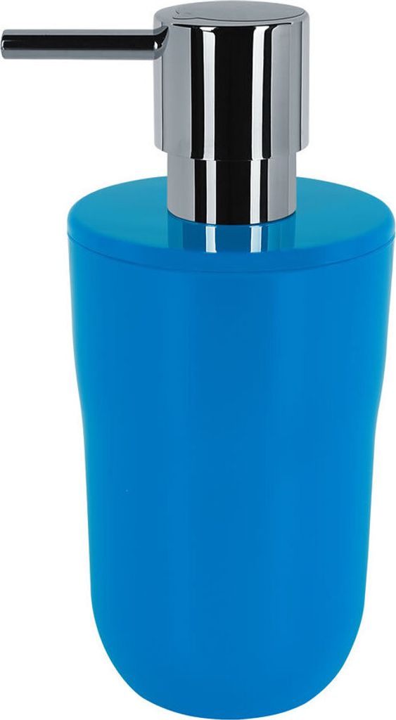 Spirella Seifenspender "Cocco" Flüssigseifen-Spender, Fassungsvermögen 7,5 x 7,5 x 16,5 cm - 300ml - Blau