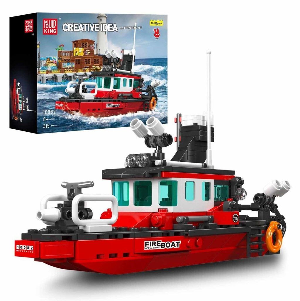 Mould King 10082, hasičská loď Obrázek produktu 