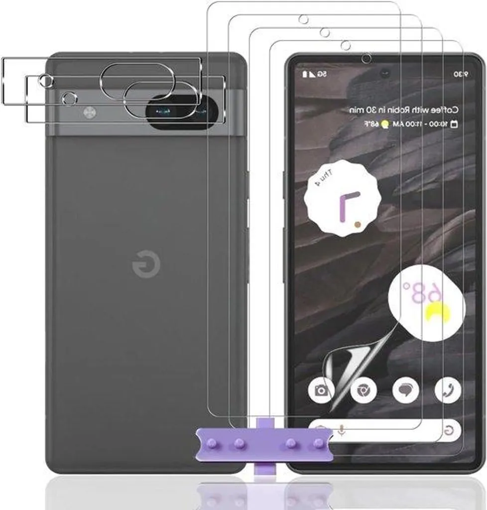 Évitez les rayures sur Google Pixel 7a avec ce lot de 6 protections HD