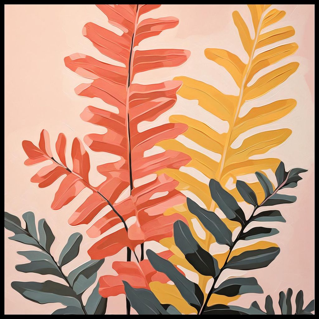 Plakat 70x70cm Naturpalette