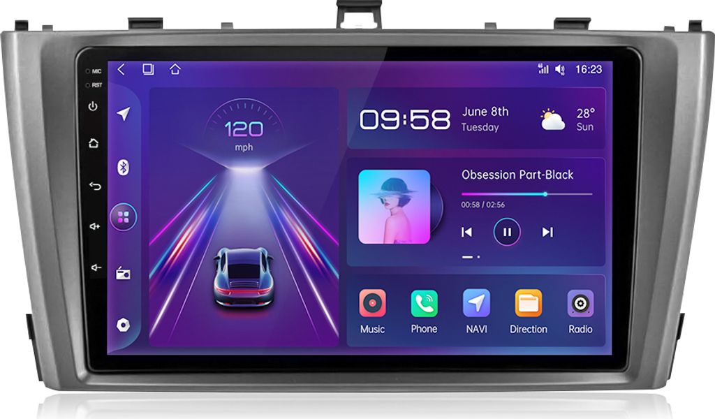 9-palcové Andriod 12 Auroradio pre Toyota Avensis 2008-2015 Obrázok produktu 