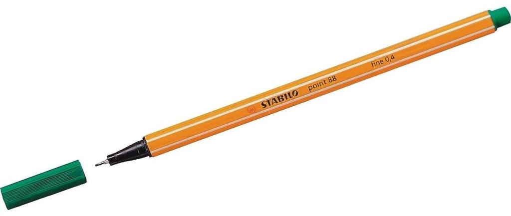 Fineliner - STABILO point 88 - Einzelstift - tannengrün Produktbild 