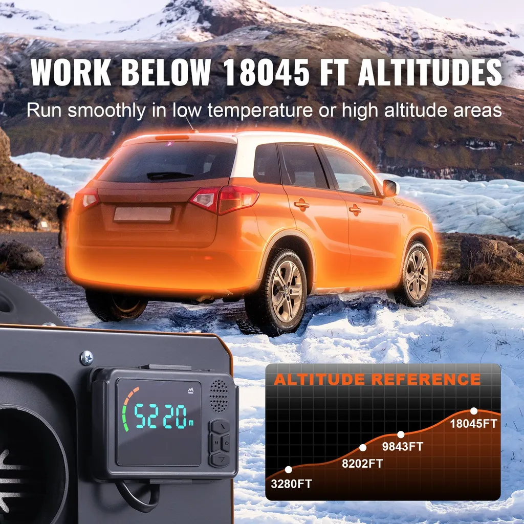 Riscaldatore diesel ad aria Riscaldatore di parcheggio 12 V 8 kW, Riscaldatore d'aria Riscaldatore diesel ad aria Riscaldatore di parcheggio, 0,16-0,62 L/h. Riscaldatore diesel per auto con display LCD e telecomando e controllo Bluetooth APP - 4