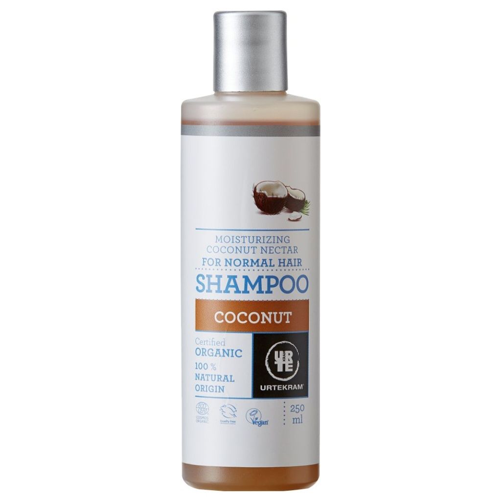 Urtekram Coconut Shampoo, 250 ml, Šampón, Neprofesionálne, Obrázok produktu 
