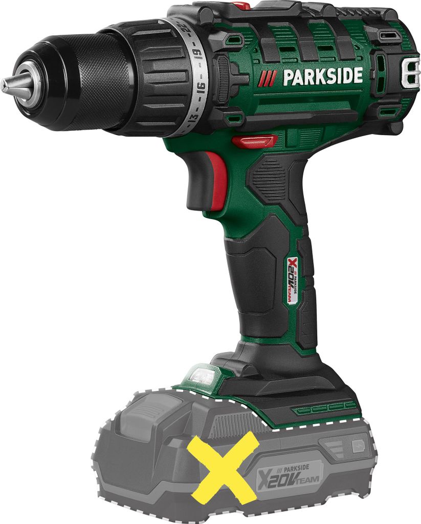 PARKSIDE® 20 V Akku-Bohrschrauber »PABS 20-Li I9«, ohne Produktbild 