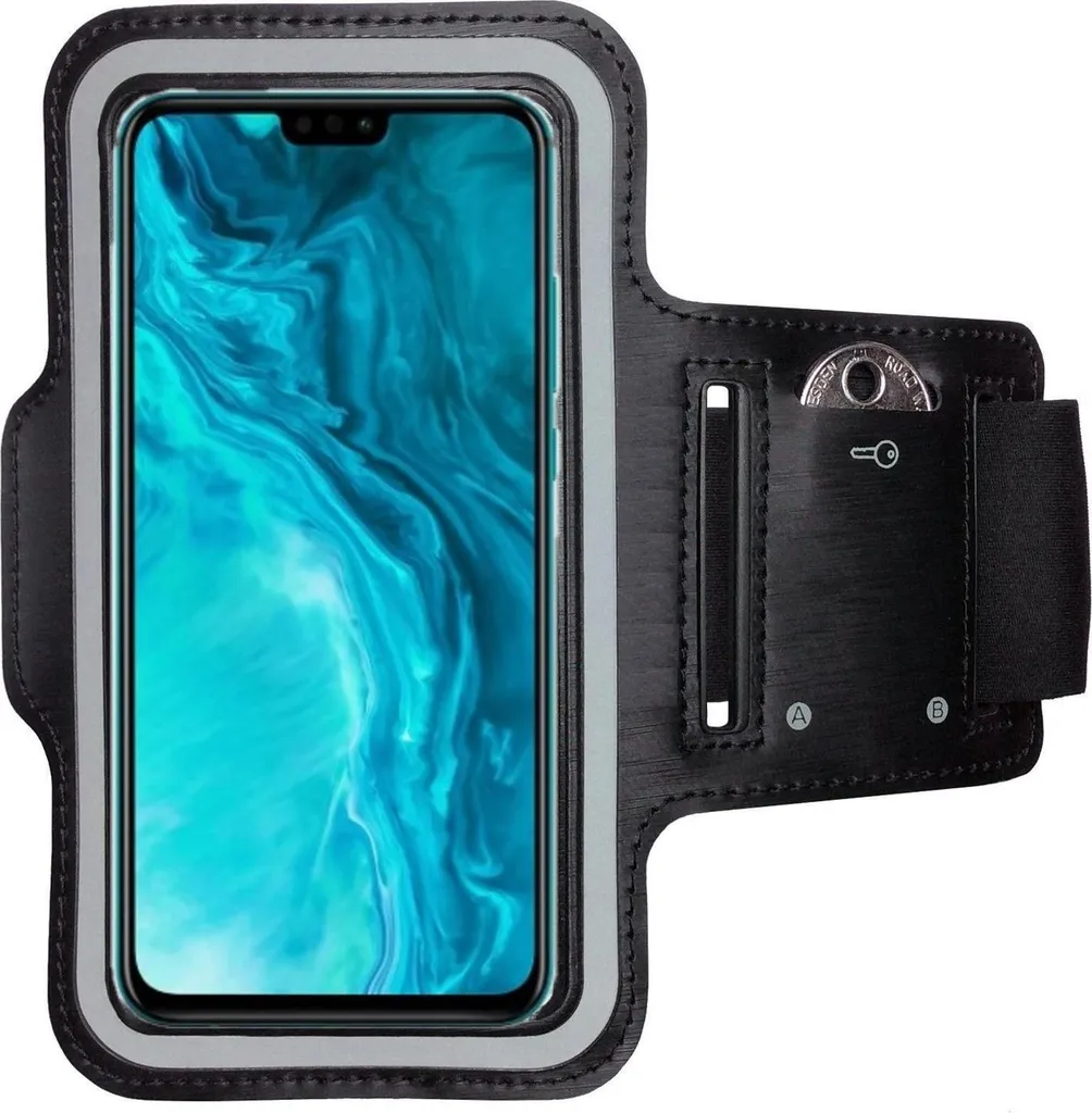Fascia da braccio sportiva per Honor 9X Lite custodia fitness sportiva fascia da braccio custodia per telefono cellulare in esecuzione