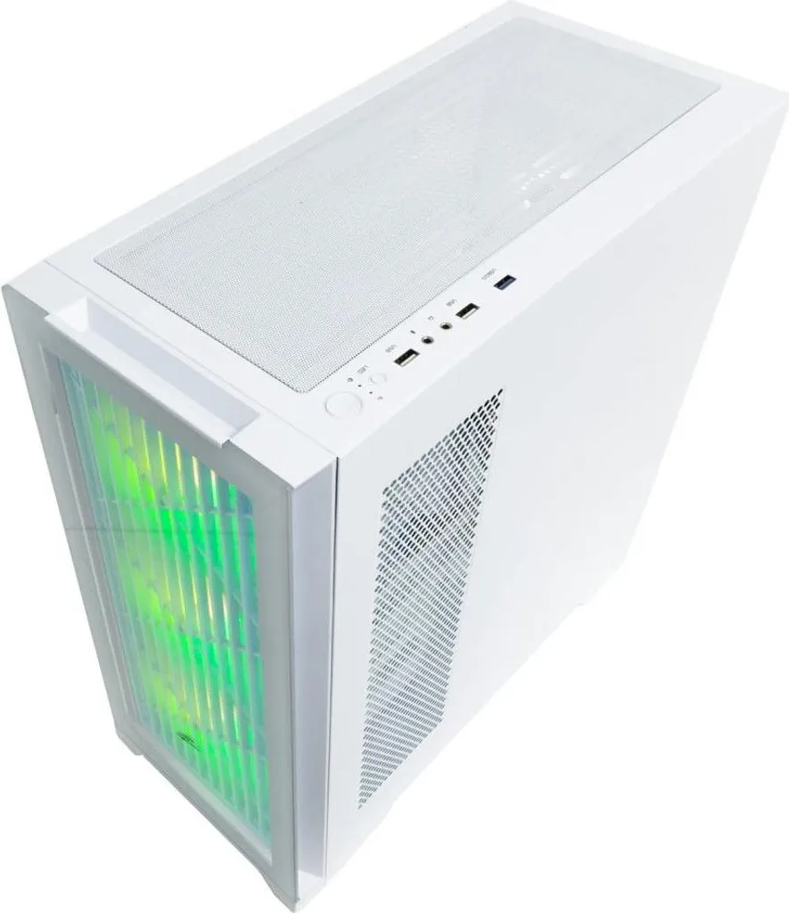 EVOLVEO Ptero Q2W+ Case Gaming ATX - 4 Ventole ARGB e Airflow Totale - 9