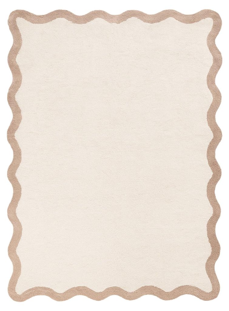 Waschbarer Teppich - Hazy Beige Creme Produktbild 
