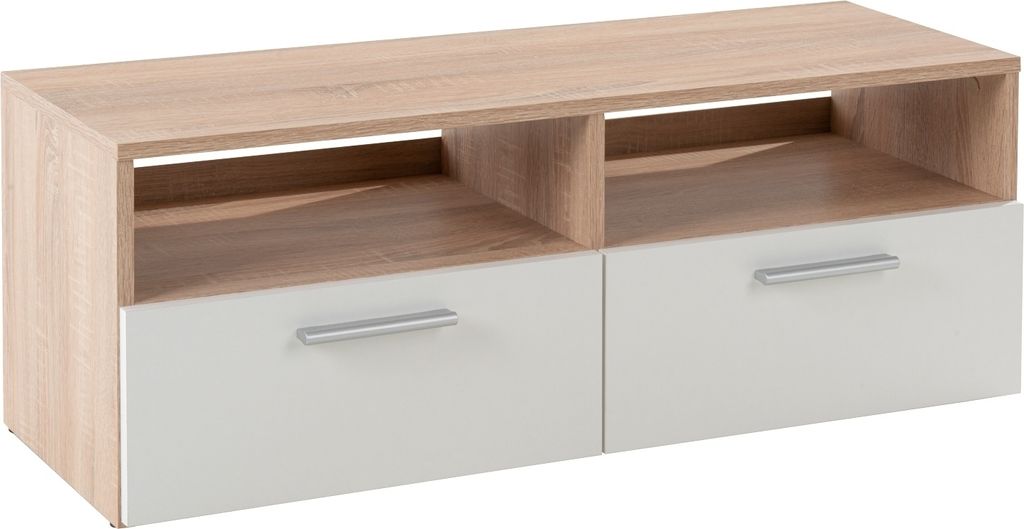 TV-Schrank Rana | 95 x 35 x 36 cm | Anthracite Oak-design Produktbild 