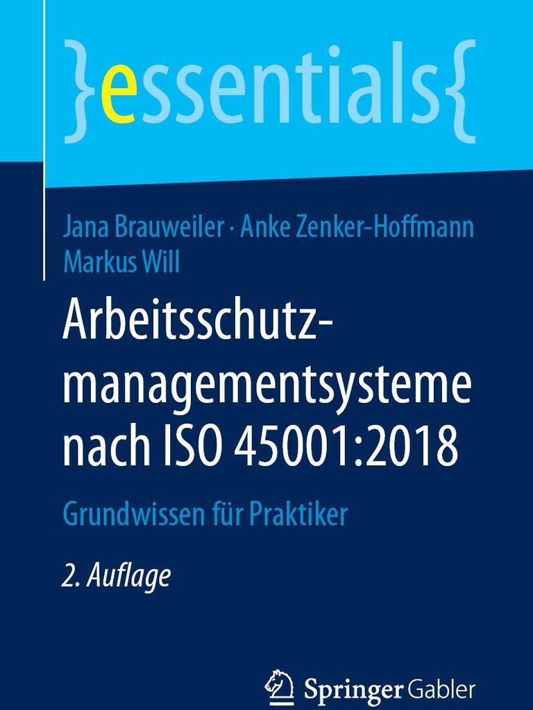 Arbeitsschutzmanagementsysteme nach ISO 45001:2018