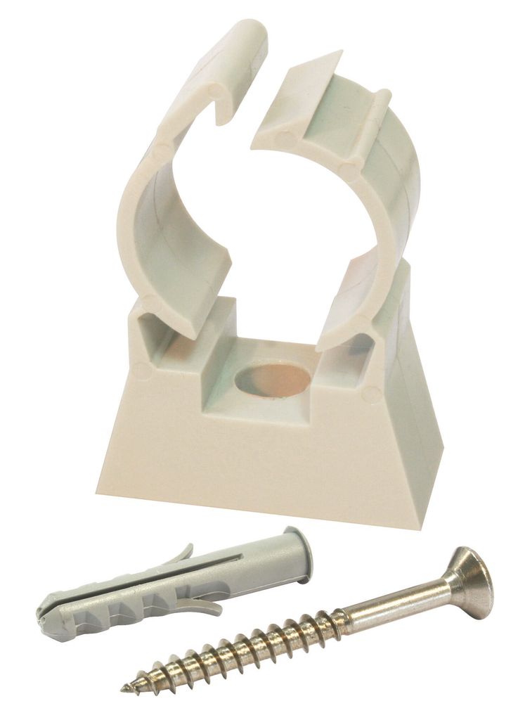 SOMATHERM FOR YOU - Clip simple de fixation de tube 20 (x10)