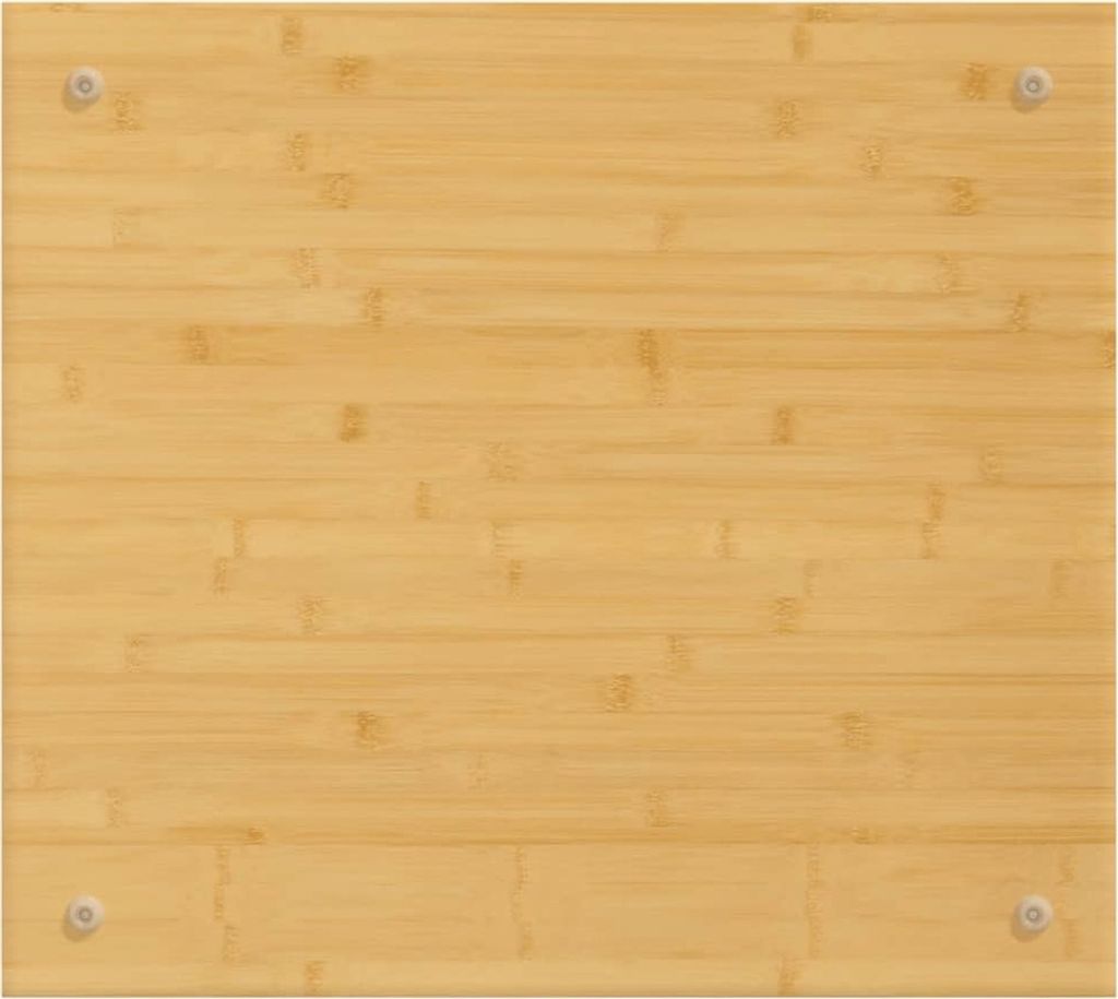 vidaXL Piastra di copertura per stufa 50x56x1,5 cm in bambù Immagine del prodotto 